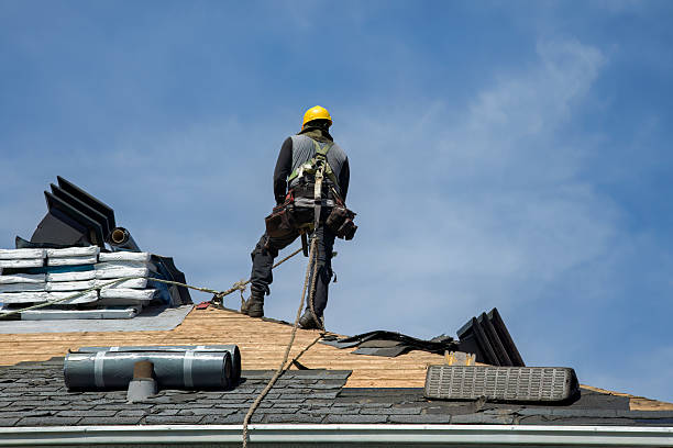 Professional Gutter Installation technician working in Upperstrasburg, PA
